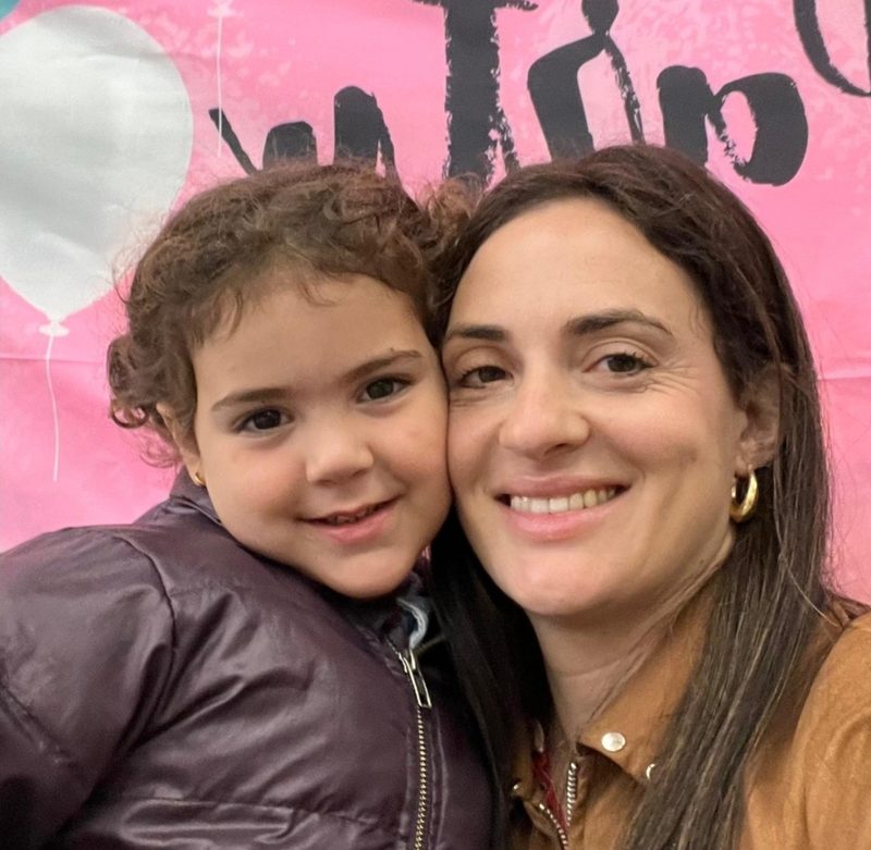 Nava at a community celebration